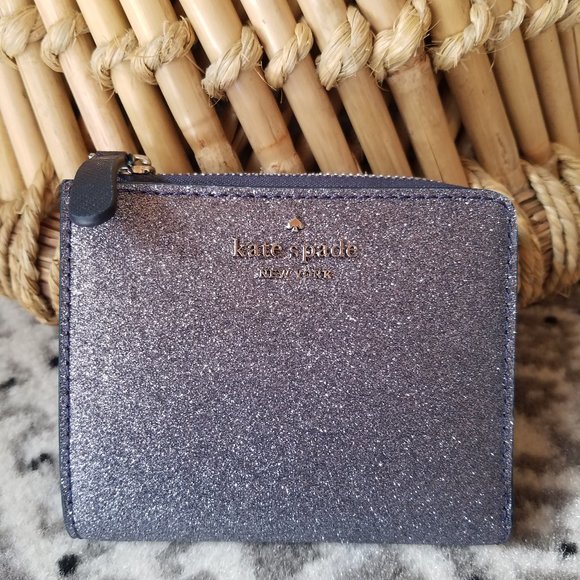 kate spade Handbags - Kate Spade Small Joeley Boxed L-zip Wallet Navy